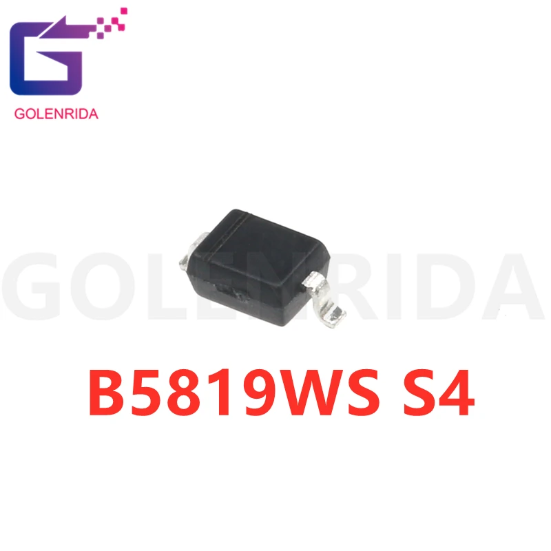 100 шт 0805 S4 B5819WS smd диоды IN5819 SOD-323 | Электронные компоненты и принадлежности