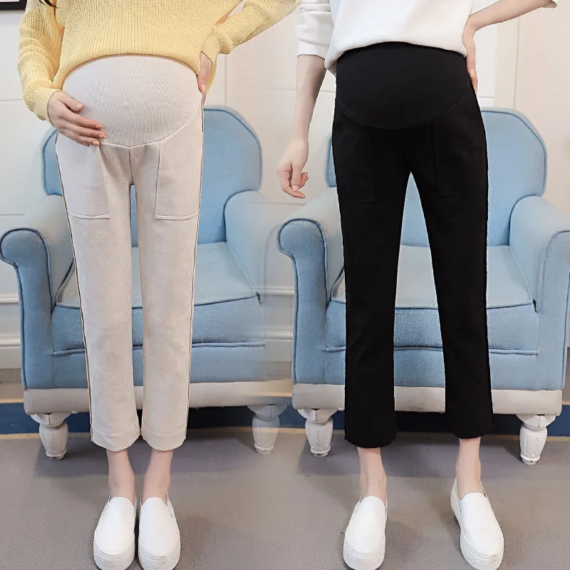 

Maternity Pants Spring And Autumn 2018 New Style Base Pants Autumn Harem Pants Fashion Mom Outer Wear Fashion Capri Pants