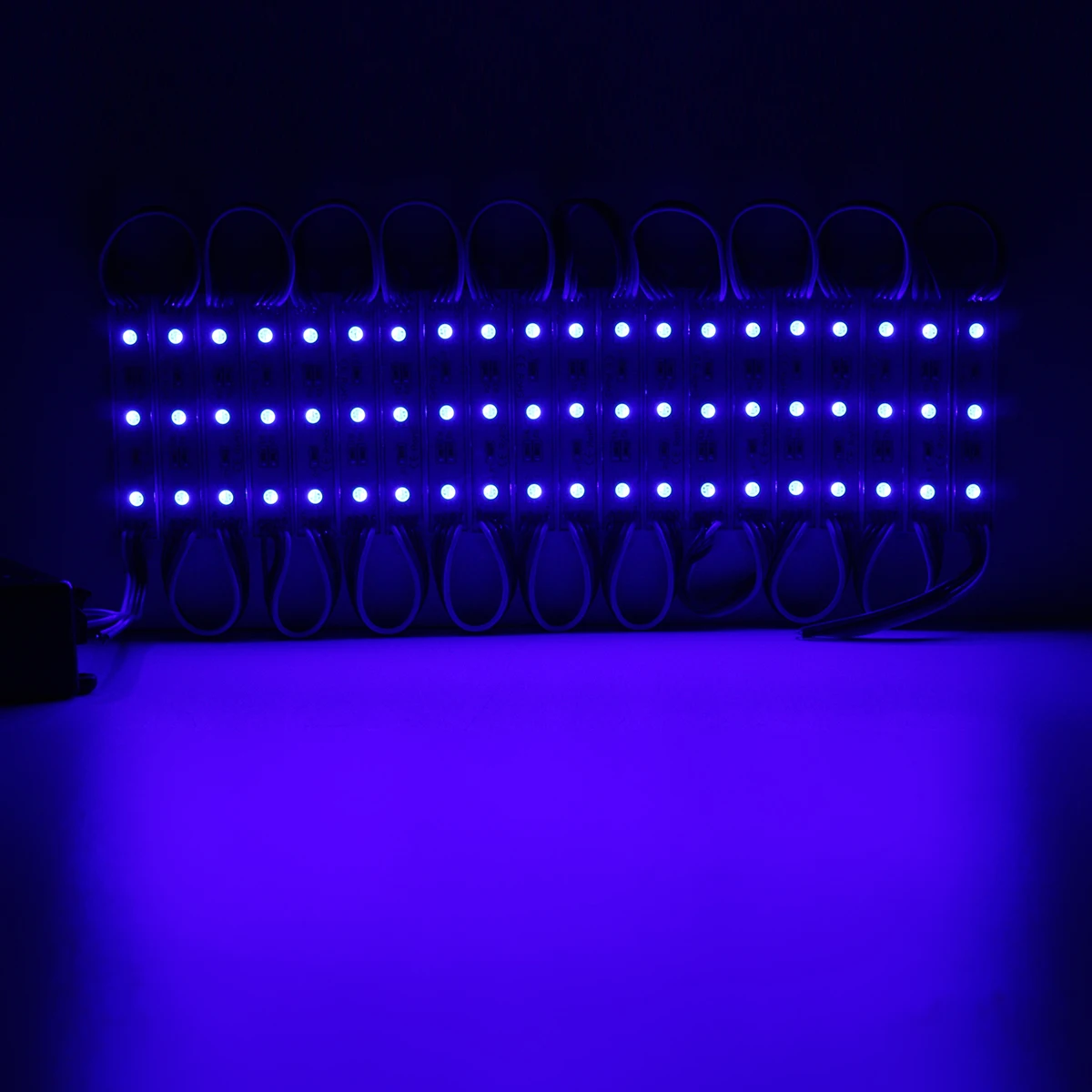 RGB SMD5050 LED Module Store Strip Light Front Window Lamp + Power Supply + Remote DC12V