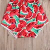 Newborn Summer Clothes Baby Girls Romper Infant Watermelon Clothing Bodysuit Jumpsuit Headband s Girls Outfits Playsuit 3