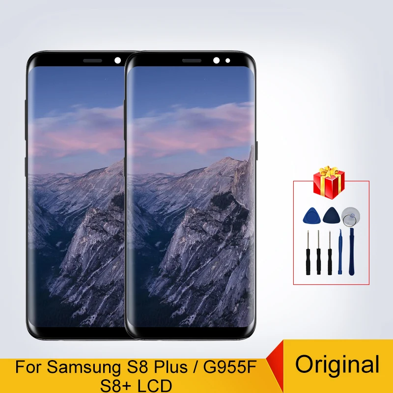 Оригинальный ЖК дисплей S8 Plus для Samsung Galaxy PLUS G955 G955F сенсорный экран дигитайзер