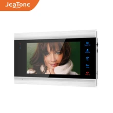 Jeatone – moniteur vidéo d'intérieur 720p, sonnette, système d'interphone, enregistrement Photo et vidéo, prise d'argent, montage mural