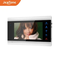 Jeatone – moniteur vidéo d'intérieur 720p, sonnette, système d'interphone, enregistrement Photo et vidéo, prise d'argent, montage mural 