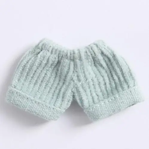 Новинка; Одежда для куклы OB11 bjd; вельветовые длинные шорты; Штаны для ob11, obitsu11, Molly, 1/12; аксессуары для куклы bjd; одежда - Цвет: bluegreen short pant