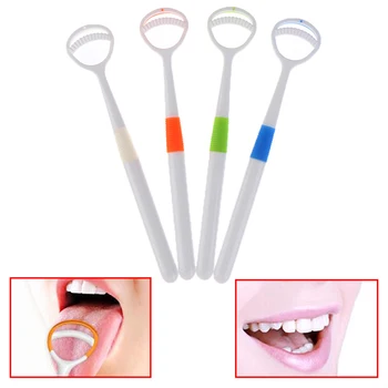 

1PC Tongue Brush Cleaner Scraper Cleaning Care Oral Hygiene Health Care