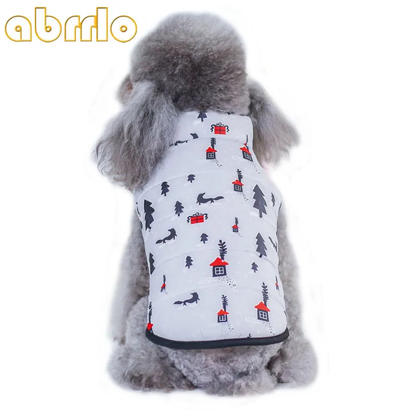Winter Dog Clothes Warm Dog Coat Thickening Cotton Clothes For Yorkie Puppy Clothing Waterproof Pet Vest Jacket For Small Dogs