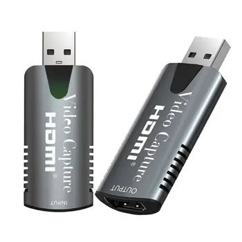 

Mini Video Capture Card USB 2.0 HDMI 1080P Grabber Record Box for PS4 Game Live Streaming DVD Camcorder Camera Record