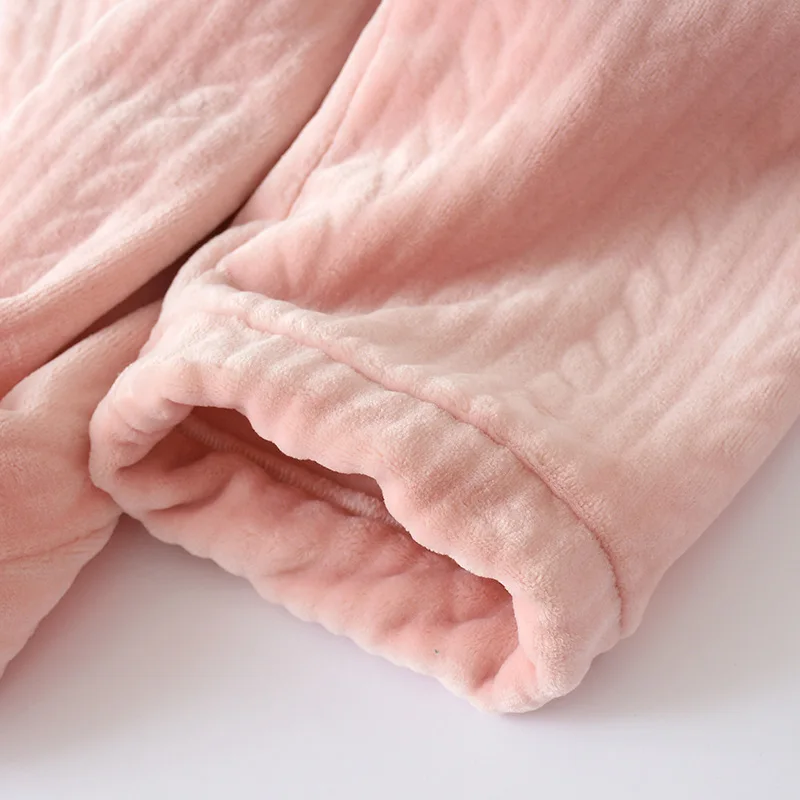 nuevas Pijamas de mujer conjunto de Pijamas de maternidad de invierno traje de franela Pijamas de lactancia Coral