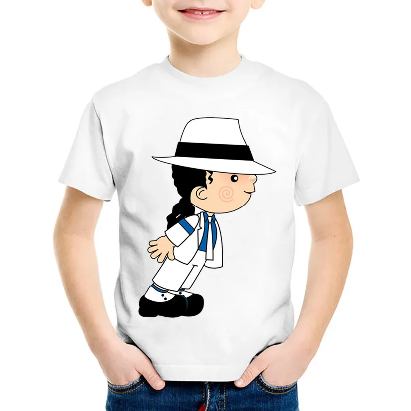 Children Cartoon Michael Jackson Funny T shirt Kids Rock N Roll Summer Tops Baby Boys/Girls Casual Clothes,oHKP5144 Kids Clothing cb5feb1b7314637725a2e7: White G|white-A|white-C|white-I|white-J