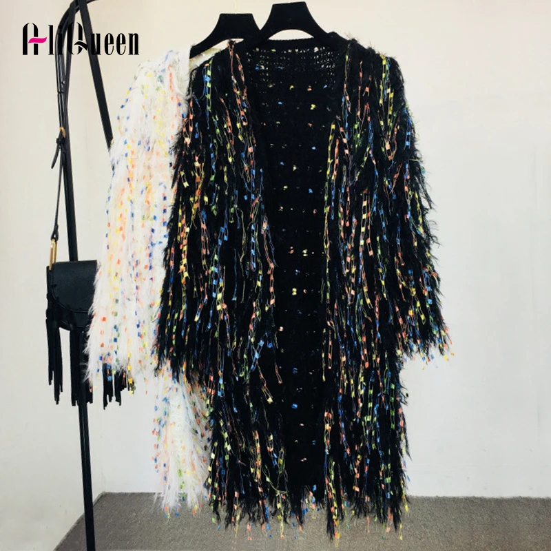 Multi-color Crystals Respective Long Train Dress