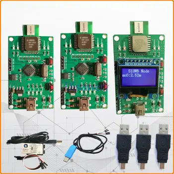 

Uwb follows the dolly DWM1000 to locate THE UWB module in the uWB room