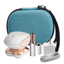 Чехол для удаления волос, для переноски, для хранения, защитный, для путешествий, жесткий, сетчатый, с карманом, EVA, ударопрочный, органайзер для сумочки, для финишного касания