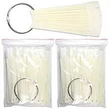 Маникюрный Веерообразный показать цвет карты прозрачный цвет decontructable цвет карты 50 цвет естественный цвет показать наконечник ногтя образцы