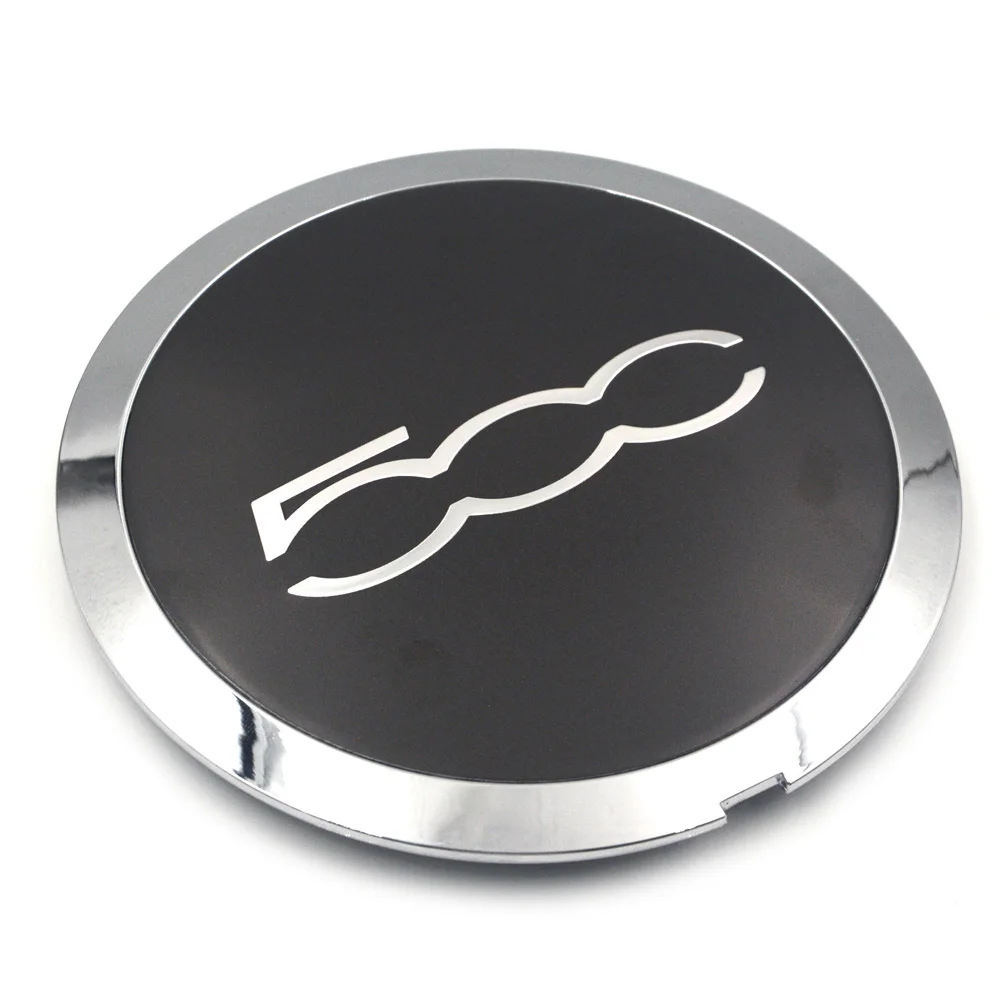 Gzhengtong 133mm 1pc Alloy Wheel Centre Hub Cap For Fiat 500 Abarth 68078419ac 68078421ac Black