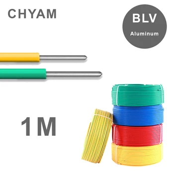 

One Meter 1M Aluminum Wire 6/10/16 Mm2 Square National Standard Household Single Core Strand Cable BLV Outdoor