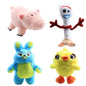 

Plush Doll Toy Story 4 Figure Forky Bunny Ducky Hamm the Piggy Soft Stuffed Cute Doll Toys For Kids Christmas Gifts