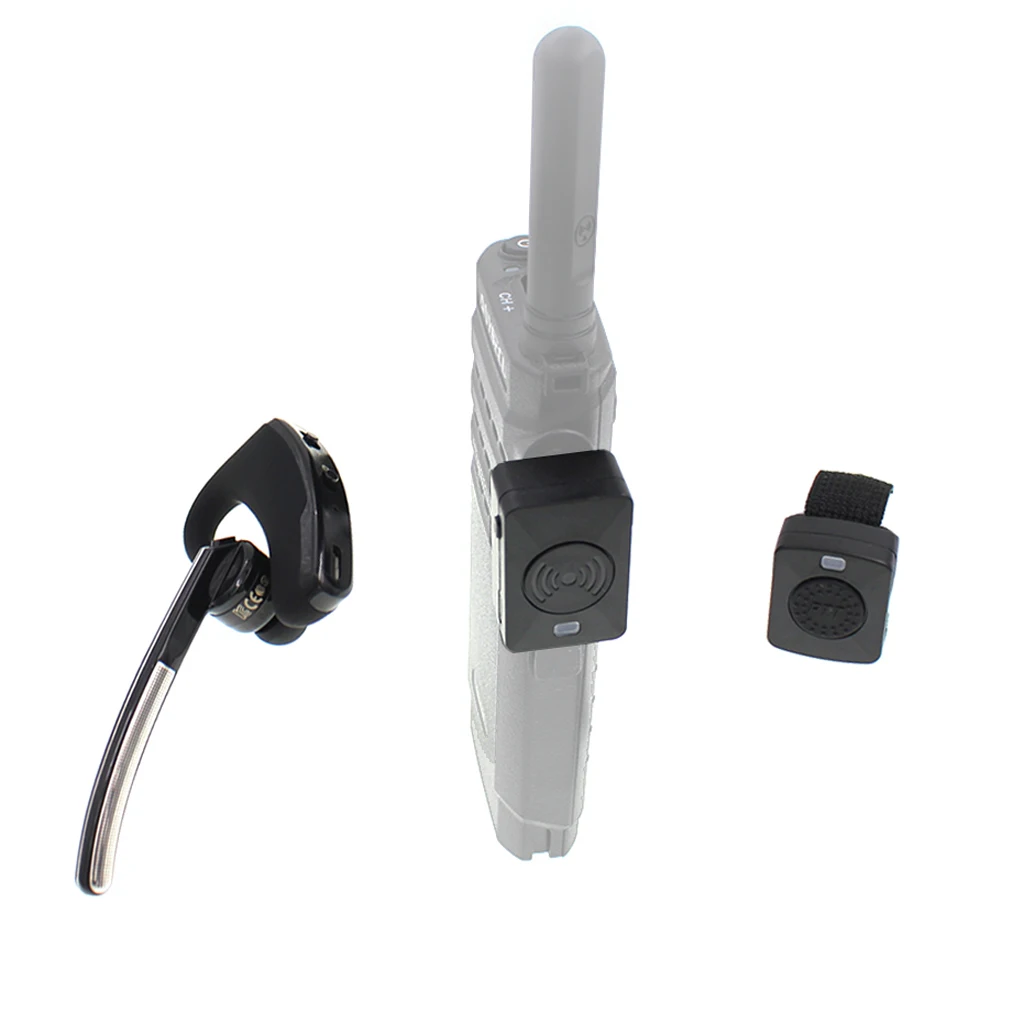 Walkie Talkie гарнитура наушники Bluetooth 4 0 беспроводной наушник Transeciver с пальцем PTT ключ