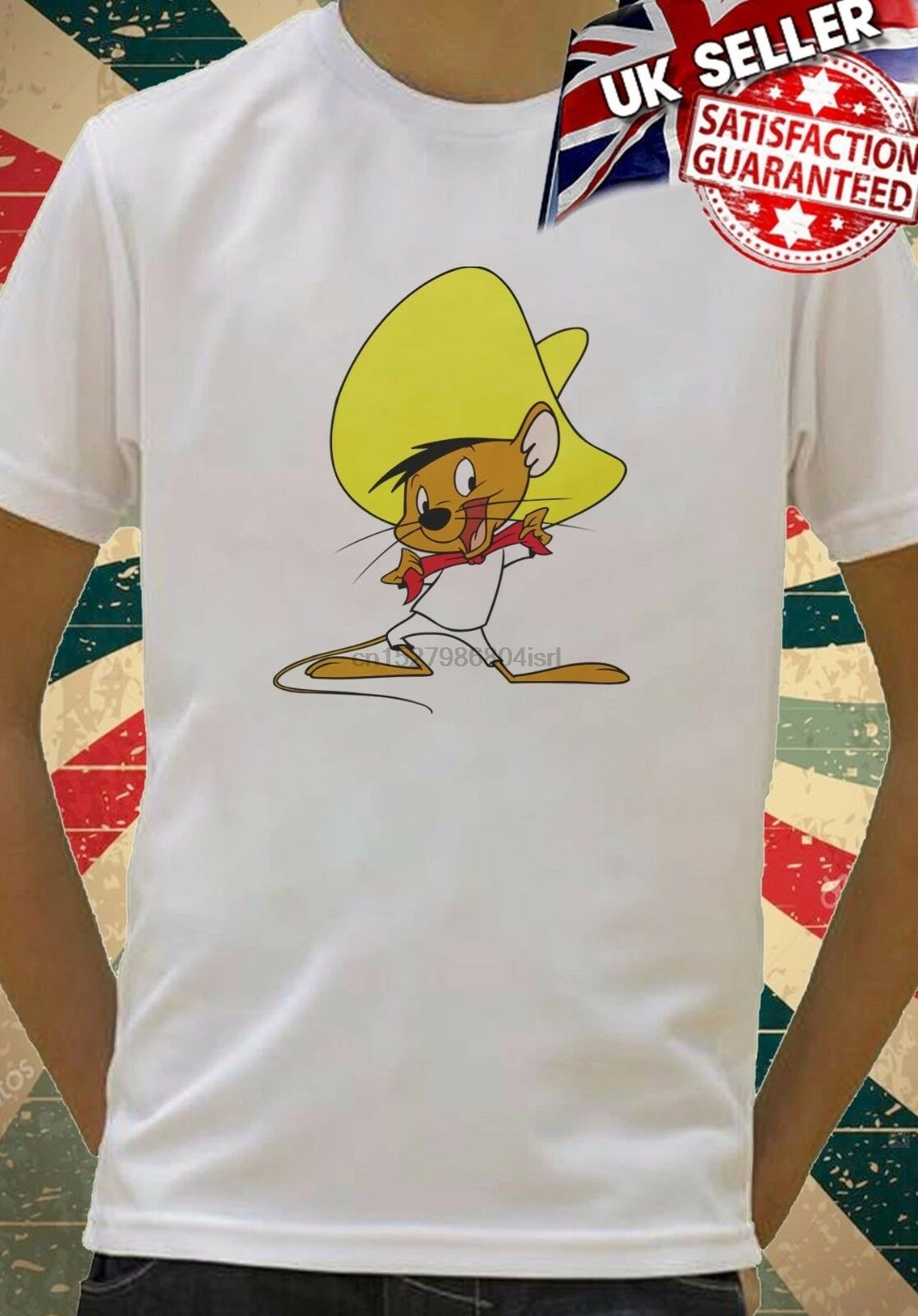 Speedy Gonzales/крутая детская футболка унисекс с изображением мексиканской мышки для