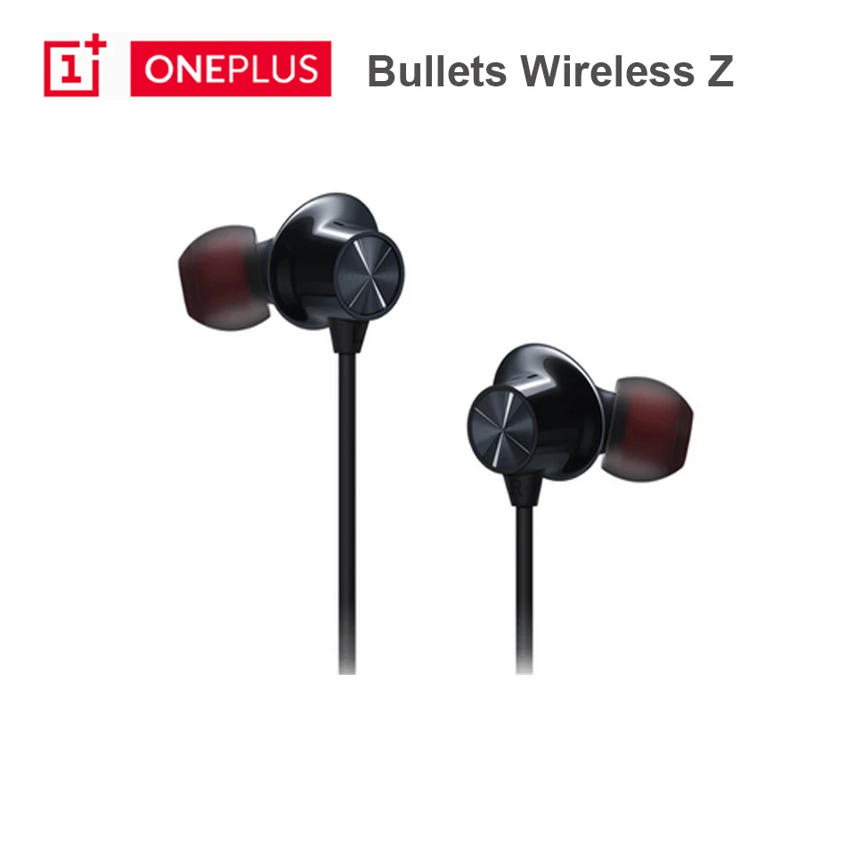 Оригинальные беспроводные наушники OnePlus Bullets Z с Bluetooth и магнитным управлением