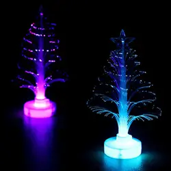 Изменение цвета Рождественская елка лампа домашняя Рождественская вечеринка украшение мини светодиодный светильник Прямая доставка
