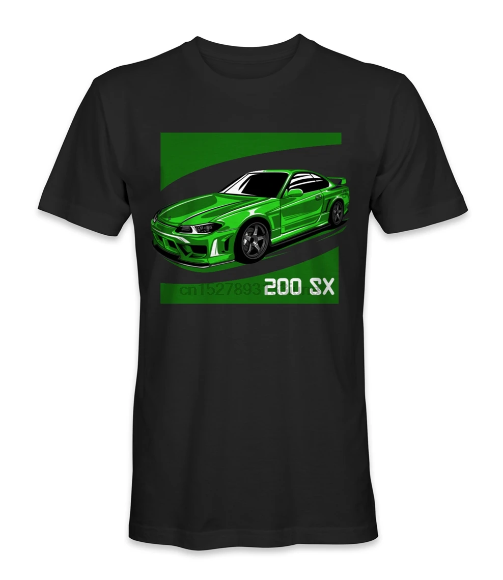 200Sx Nissan Сильвия футболка с изображением автомобиля новый Diy моды дизайн для