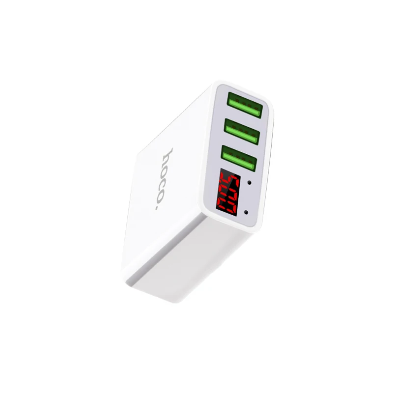 HOCO C15 10 шт./лот USB зарядное устройство для iPhone 11 Xs Max US Plug настенное зарядное устройство адаптер для samsung Xiaomi huawei