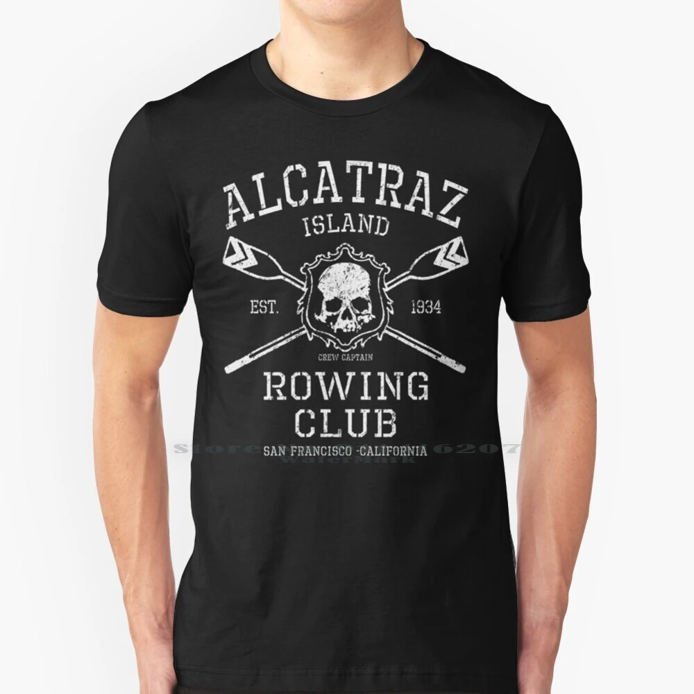 アルカトラズ漕ぎクラブtシャツ100 ピュアコットンアルカトラズアルカトラズ島アルカトラズアルカトラズpenitentiaryサンフランシスコベイエリア Tシャツ Aliexpress