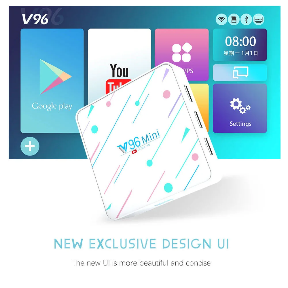 Android 9 Smart tv box x96 mini-001