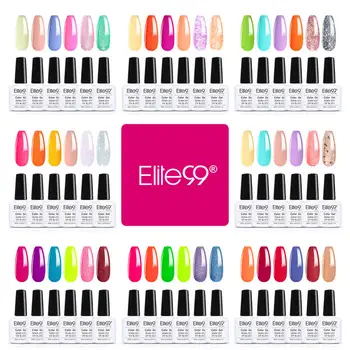 

Elite99 6pcs/set Nail Gel Set Summer Color Series 10ml Gel Polish Semi Permanent Hybrid Varnish Nail Art Paint Enamel Lacquer