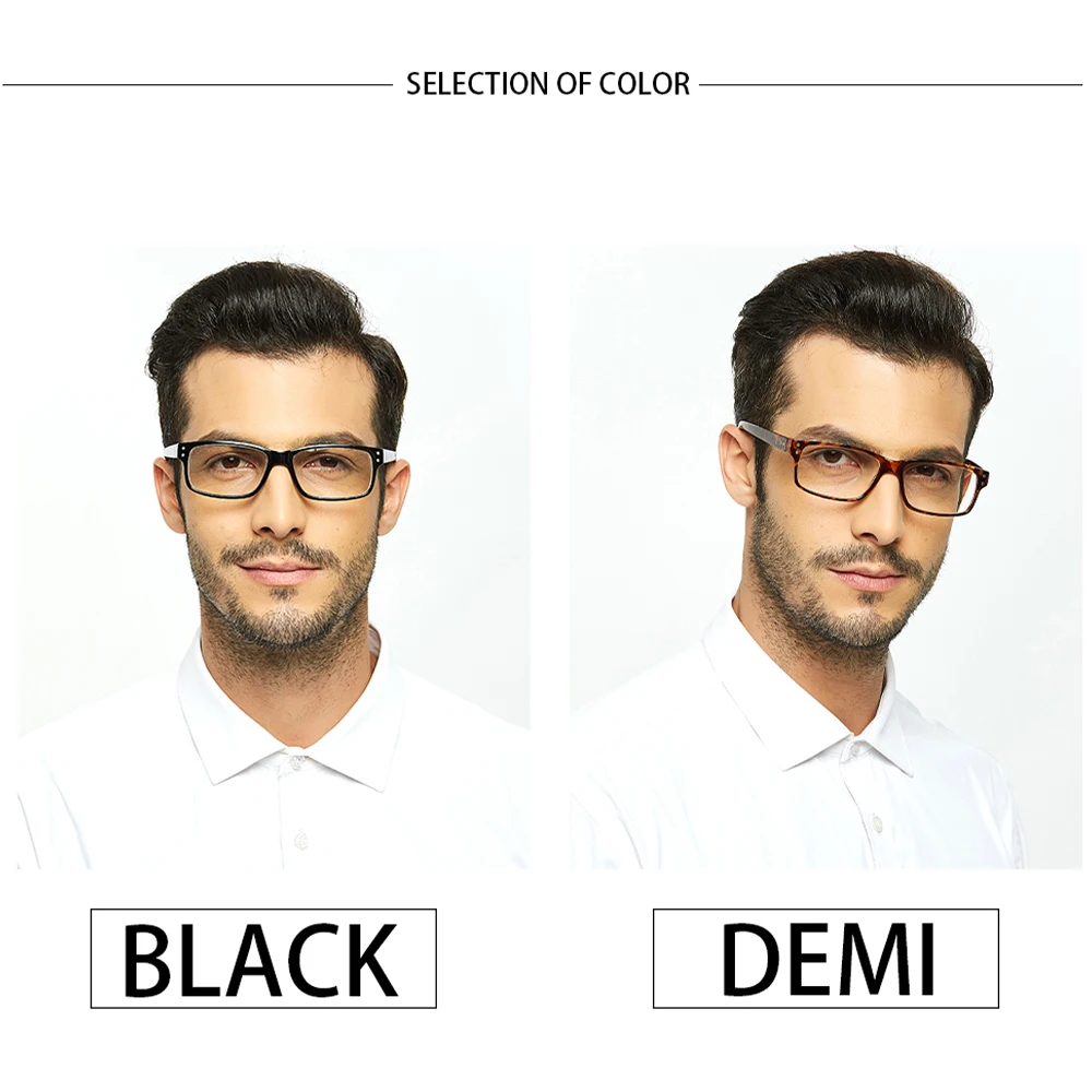 Turezing Classic Spring Hinge  Black Reading Glasses for Men and Women HD Eyeglasses Diopter +0.5+1.0+2.0+3.0+4.0+5.0+6.0 2