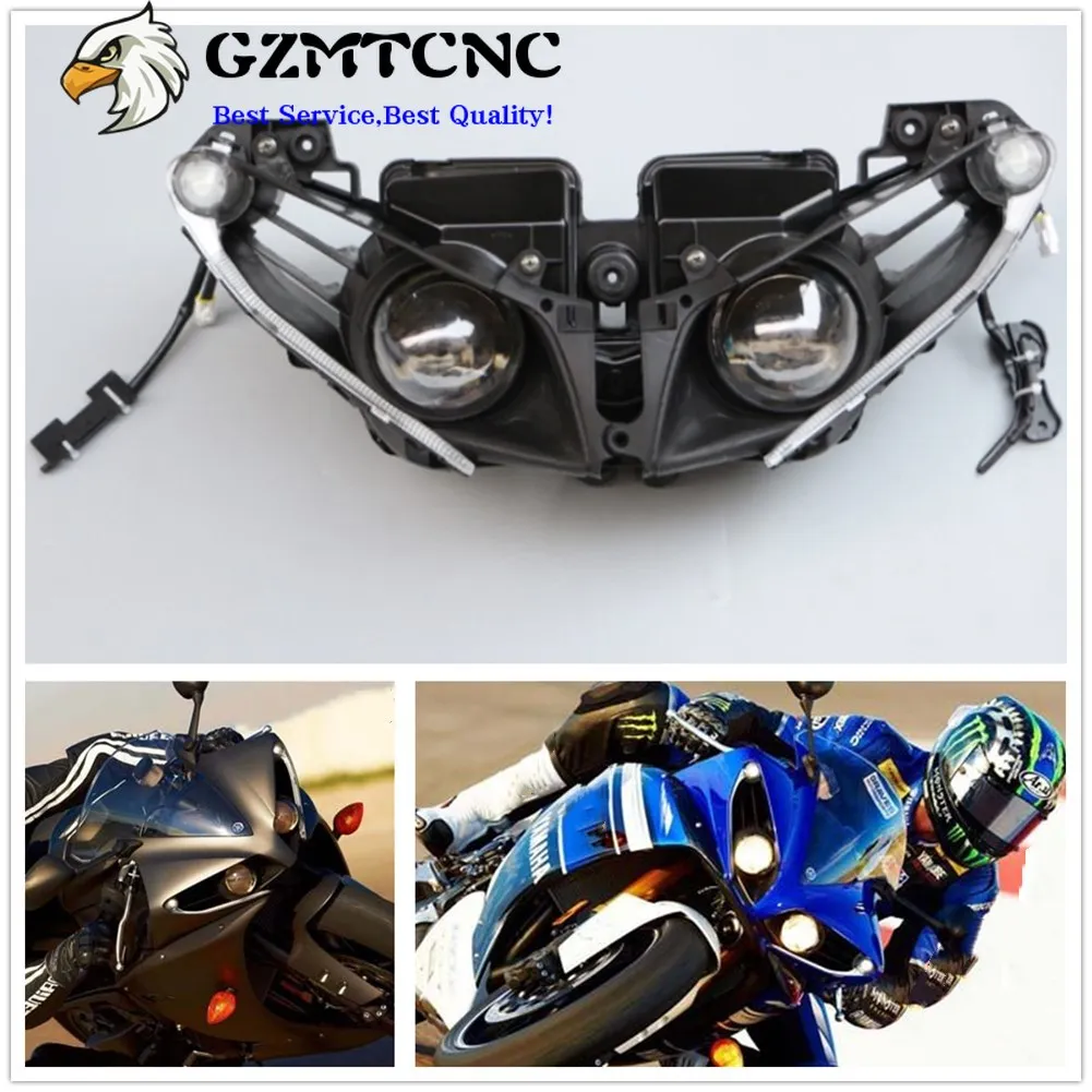 Фара мотоцикла передняя фара корпус для Yamaha YZF-R1 YZF R1 2012 2013 2014 |