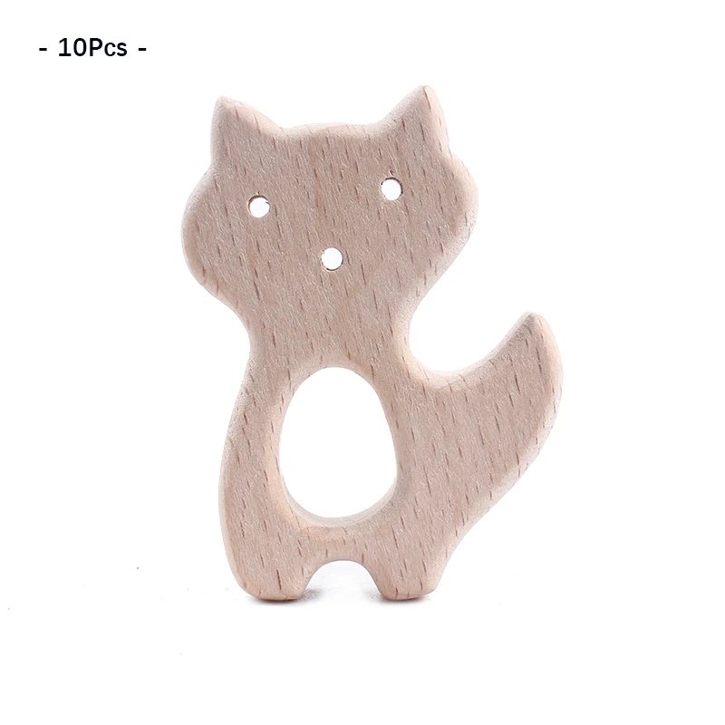 Новинка детские деревянные Прорезыватели 10 шт./лот Милая камера цветок облако