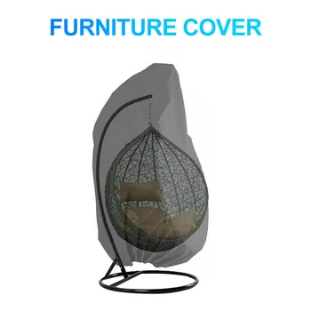 

Outdoor Patio Hanging Chair Cover Heavy Duty Egg Swing Chair Covers Dust Cover Outdoor Garden XH8Z