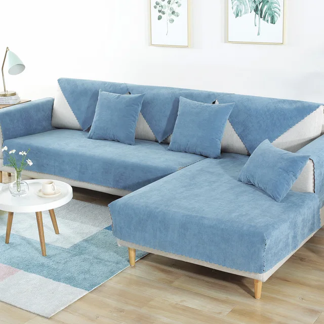 Водонепроницаемый чехол для дивана для питомца собаки детский коврик протектор нескользящий чехол для дивана четыре сезона универсальные чехлы для дивана для гостиной - Цвет: Royal blue 05