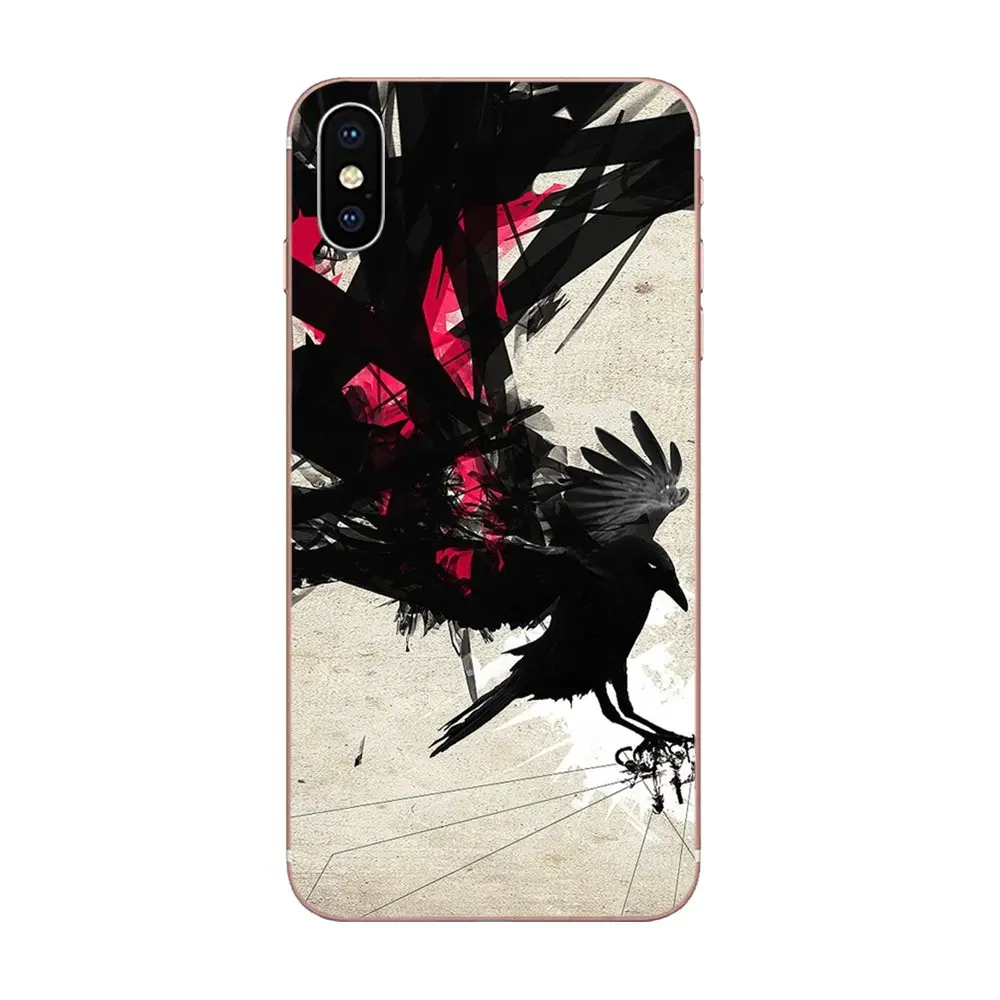 Cool Crow черный и белый цвета для Xiaomi Redmi Mi 4 7A 9T K20 CC9 CC9e Note 7 9 Y3 SE Pro Prime Go Play Мягкий ТПУ