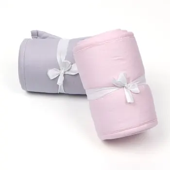 

3Pcs Baby Crib Rail Cover Set for Front Side Safe Kids Padded Crib Rail Guard from Chewing Teething Soft Batting Inner