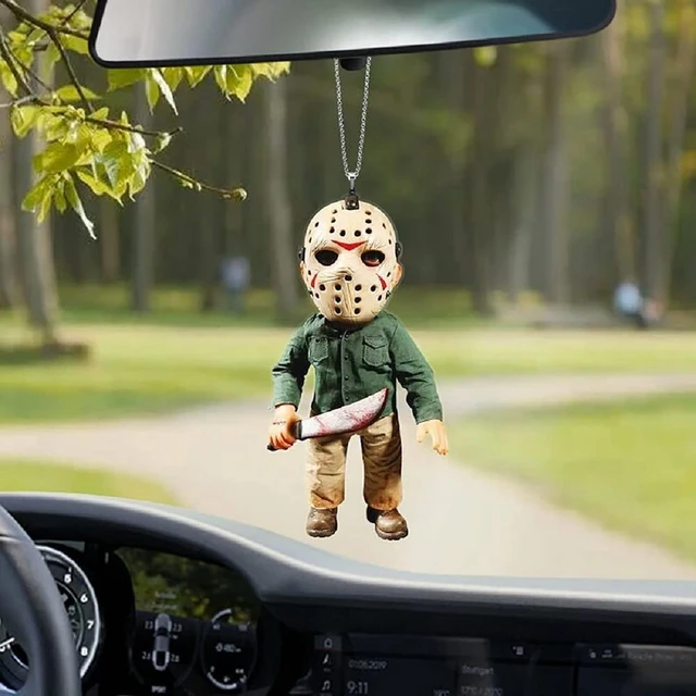 Ciondoli per specchietto retrovisore per Auto stampati decorazione  d'interni ciondolo per bambola di Halloween ciondolo per specchietto  automatico per accessori interni Auto - AliExpress