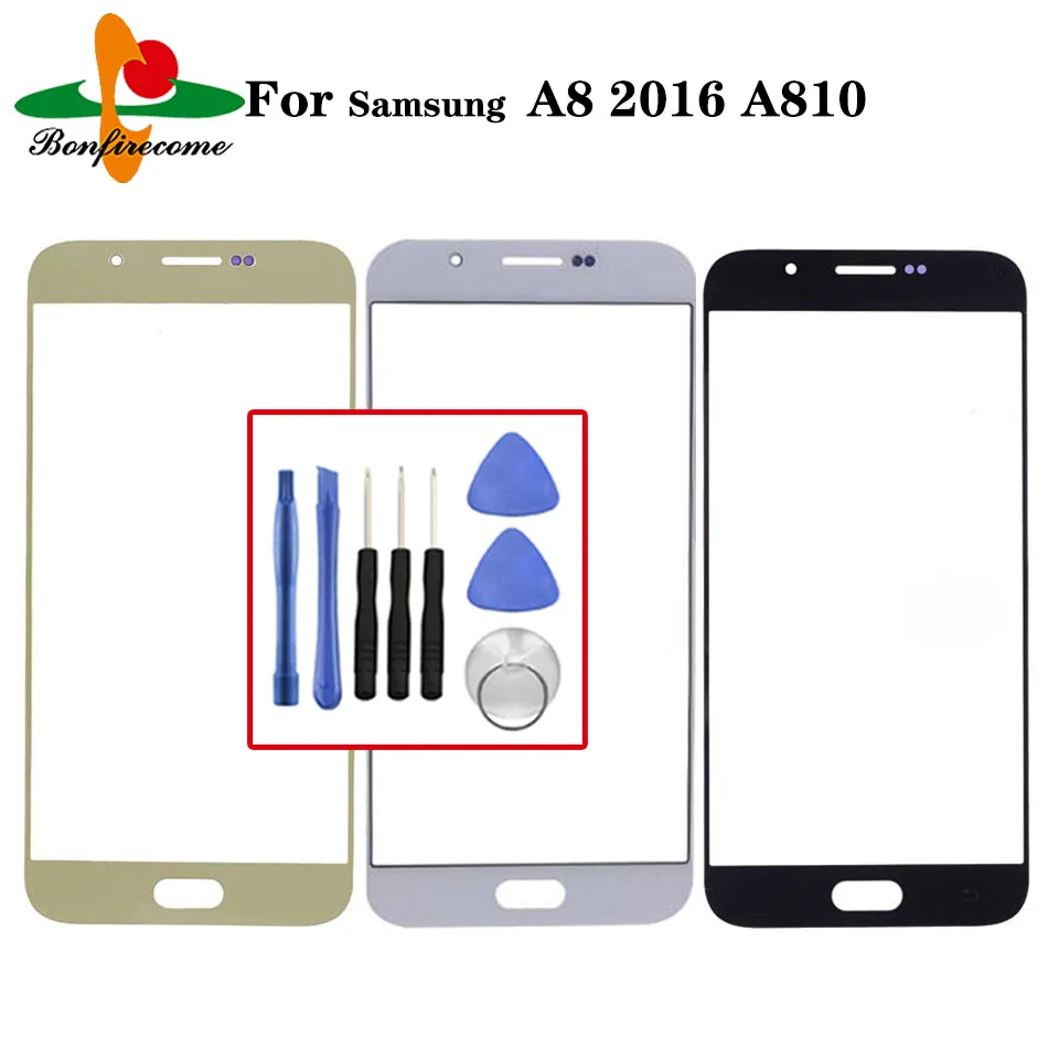 Переднее Сенсорное стекло для Samsung Galaxy A8 2016 A8100 A810 A810F A810DS A810FD A810M A810Y | Мобильные