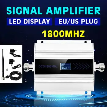 

DCS 1800MHZ GSM 1800 2g 4g LTE Cell Phone Signal Repeater Booster Mobile Phone Signal Amplifier + Indoor Outdoor Antenna