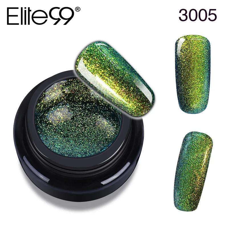 3005 Elite99 3D гель-хамелеон лак для ногтей Soak Off UV светодиодный гель Лаки верхняя основа под лак Искусство Маникюр гель лак для ногтей - Цвет: 3005