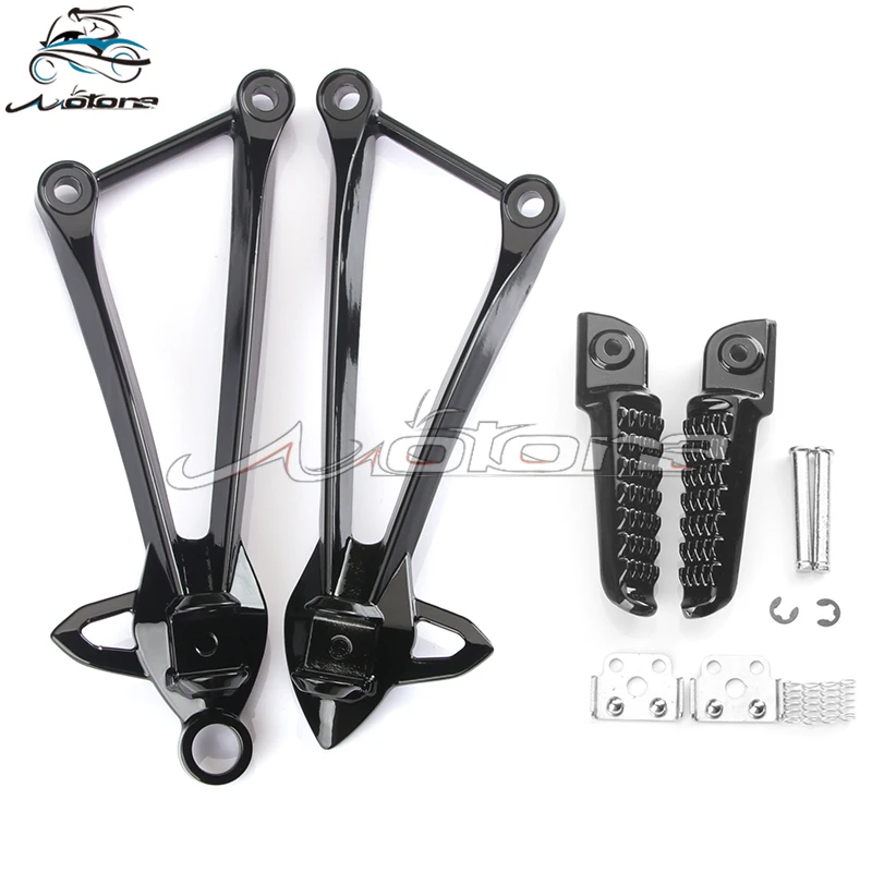 Задние подножки педали для ног кронштейн KAWASAKI ZX6R ZX 6R 2009 2012 09 10 11 ZX10R 08 2008
