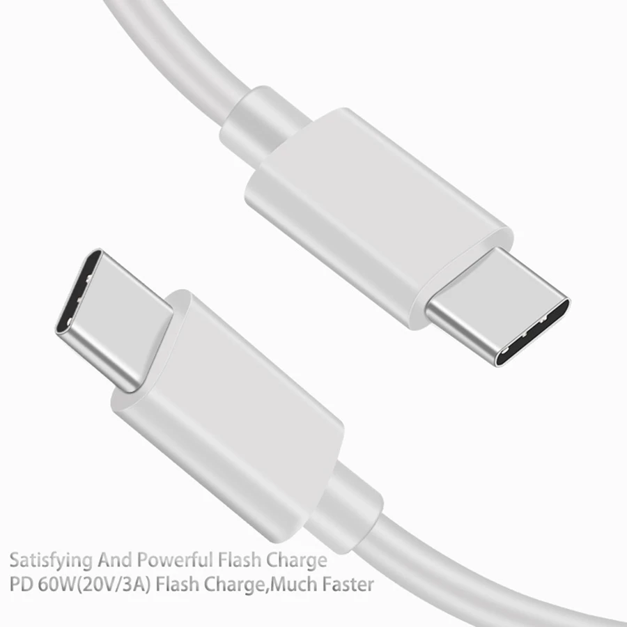 60 Вт USB C к usb type-C кабель для huawei mate 20 30 PD QC 4,0 Быстрая зарядка кабель для передачи данных для Macbook OPPO XIAOMI USB C кабель