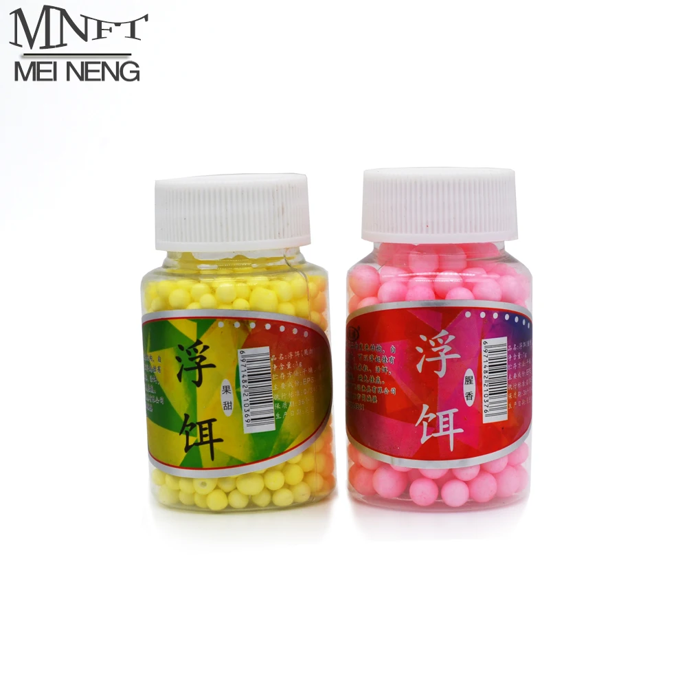 Flotteurs MNFT 2Bottles Carp Foam Ball Beads - Appâts pop-up senteur sucrée pour pêche au fond