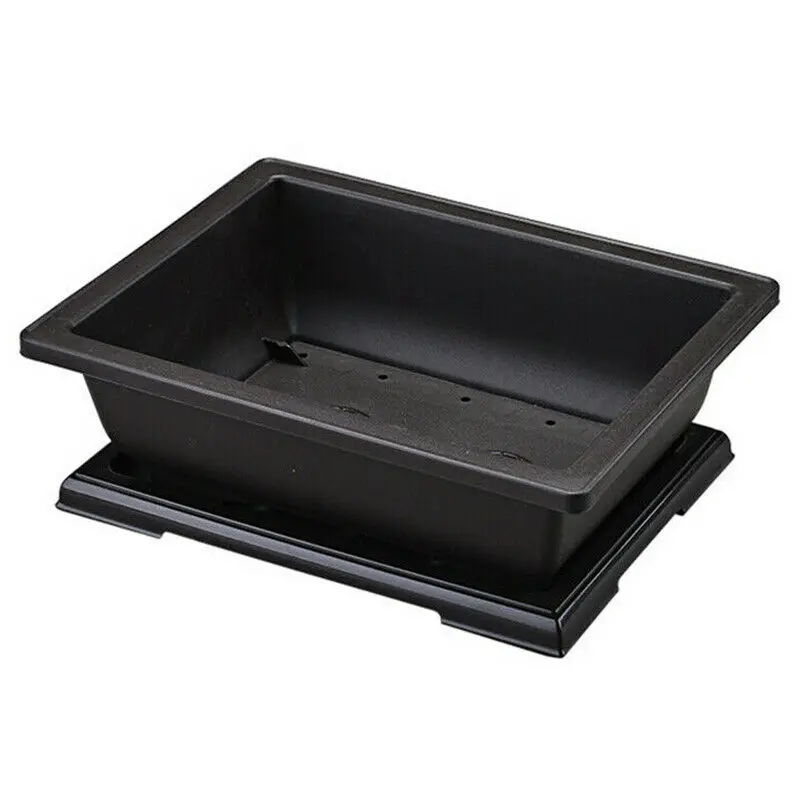 Large Flower Pot Rectangle Bonsai Nursery Planter Balcony Container 29X21X10.5cm | Дом и сад