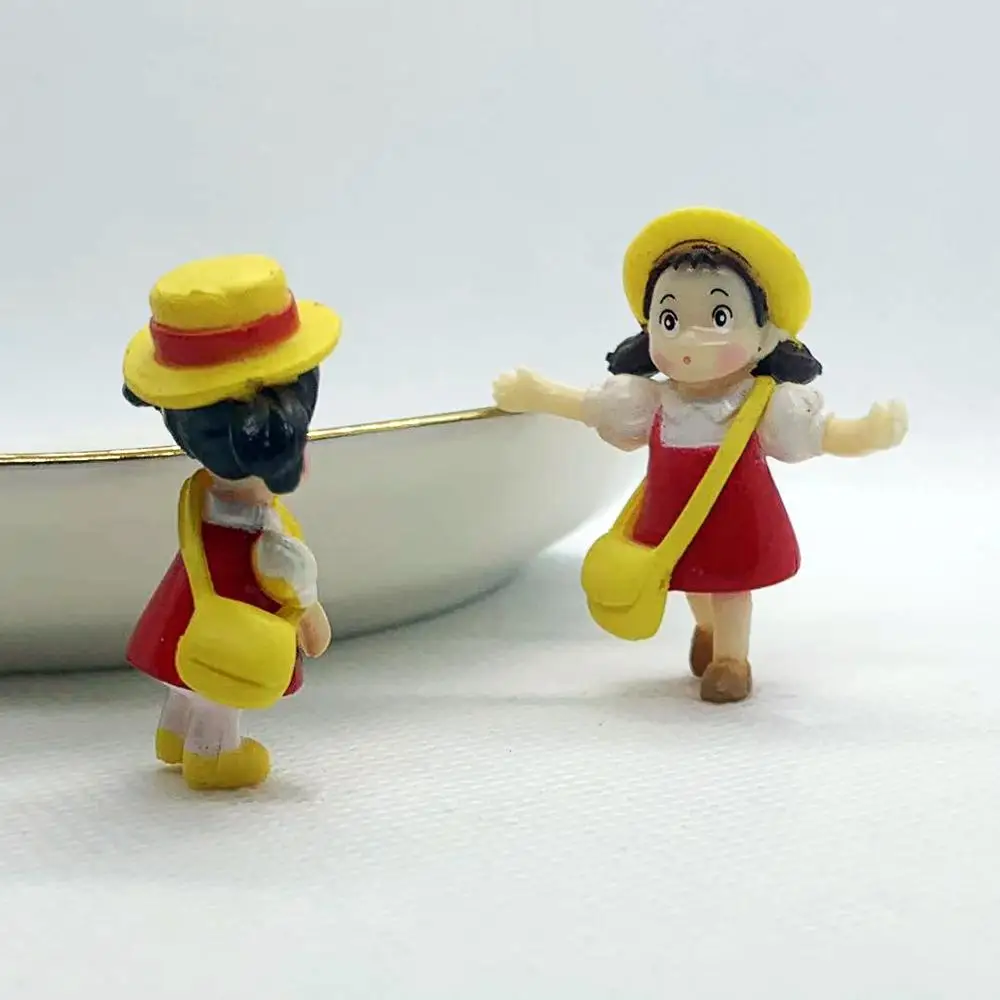 2 шт. Kawaii 3D Моделирование смолы миниатюрные фигурки подвески для девушки поделки