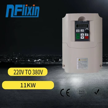 

Frequency inverter of 220 single phase VFD to 3 phase 380V 11KW Variable Frequency Drive Converter for Motor Speed Control