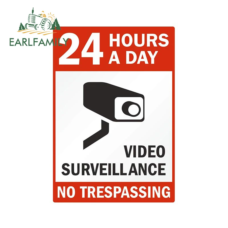 vidéo vidéo autocollants individuellement vidéo surveillés caméra vi61 surveillance Bouclier 