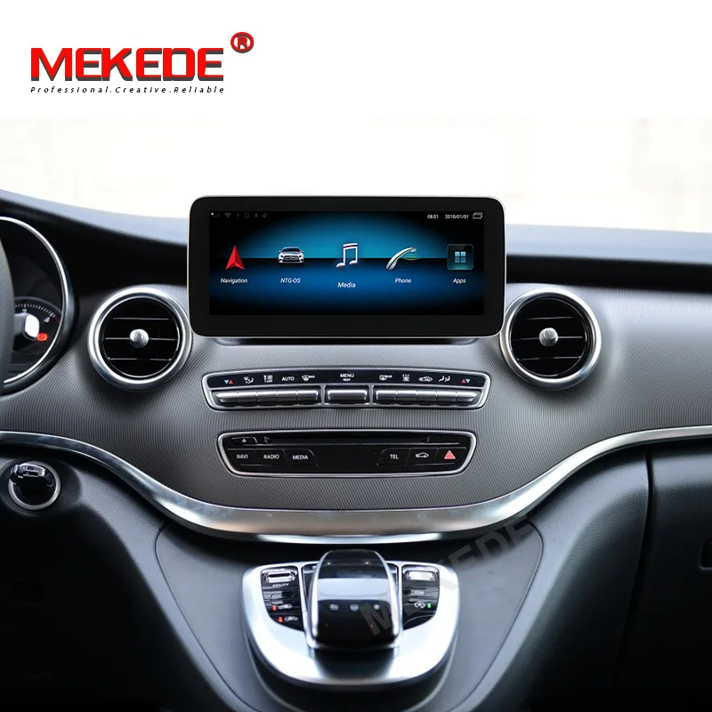 4GLTE Android9.0 автомобильный головной убор gps Навигация dvd steroeo плеер для Mercedes Benz V Class 639- NTG5.0 1920*720 4G+ 64G