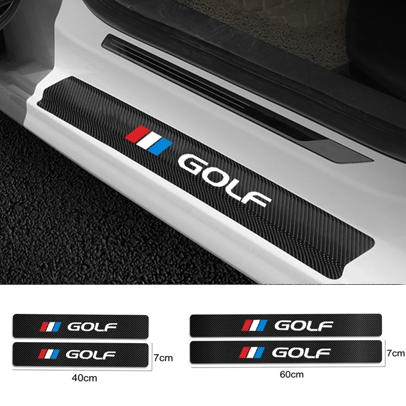 Для Volkswagen VW Golf 7 6 5 mk7 mk6 r 4 mk5 шт. Новые защитные кожаные виниловые наклейки на
