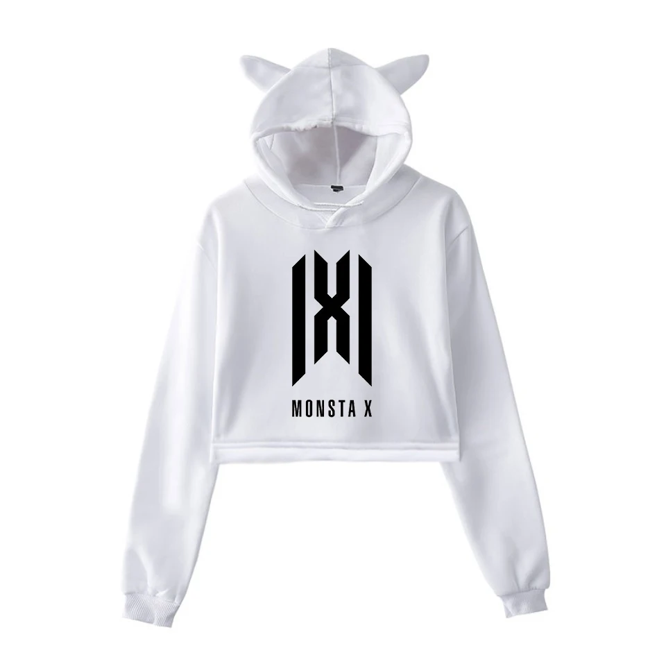 MONSTA X Harajuku Cropped Hoodies 2020